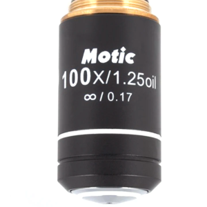 MOTIC - BA OBJECTIVE - CCIS EC PLAN ACHROMAT OBJECTIVE 100X/1.25/S-OIL (WD=0.15MM) - (MÃ HÀNG: 1101001703241)