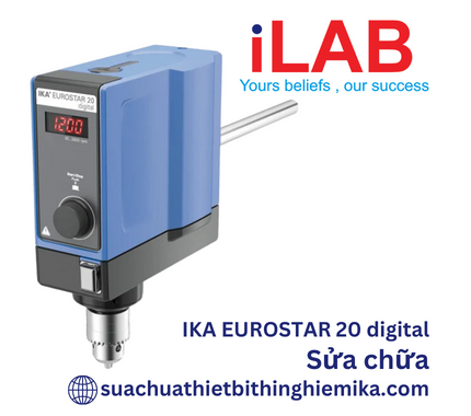 Sửa chữa Máy khuấy đũa IKA EUROSTAR 20 digital