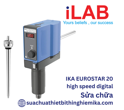 Sửa chữa Máy khuấy đũa IKA EUROSTAR 20 high speed digital