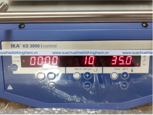 Hình ảnh kiểm tra chức năng của máy lắc ủ nhiệt IKA KS 3000 i control