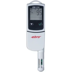 Bộ ghi dữ liệu PDF tái sử dụng EBI 310-TH với cảm biến độ ẩm ngoài, hãng ebro