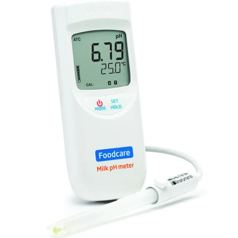 Máy đo pH cầm tay HI99162 dùng cho sữa, hãng Hanna Instruments