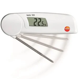 Nhiệt kế thực phẩm đầu dò gập, hãng testo 103