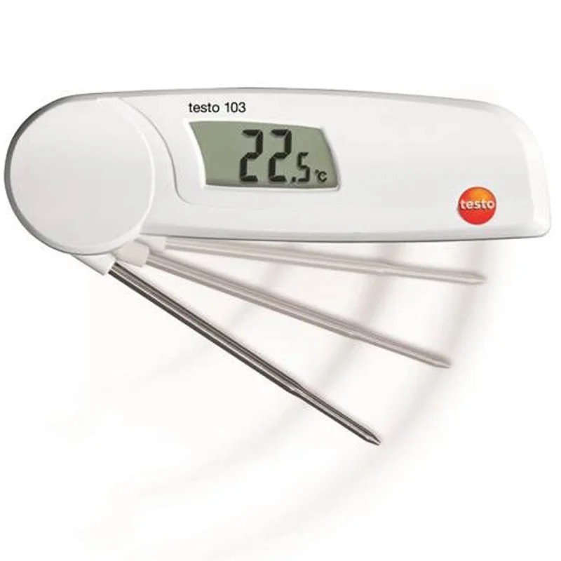 Nhiệt kế thực phẩm đầu dò gập, hãng testo 103