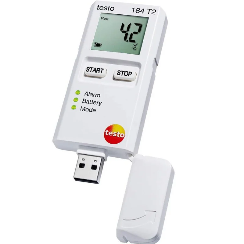 Thiết bị ghi dữ liệu nhiệt độ dùng để giám sát vận chuyển, hãng testo 184 T2