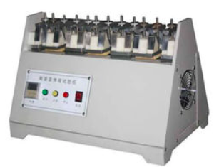 Thiết bị kiểm tra độ bền giày dép kiểu chữ V 40° / Máy kiểm tra độ uốn cong da phần trên giày 300CPM, hãng Yu Yang