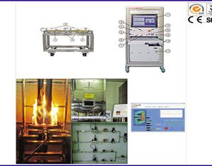 Máy thử độ bắt lửa dạng đứng 220V 50HZ dùng cho bó cáp/dây điện, hãng Yu Yang