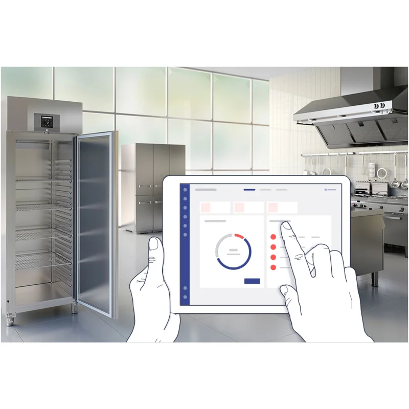 Hệ thống giám sát thông minh Smart Monitoring dùng để theo dõi tủ lạnh và tủ đông, hãng Liebherr