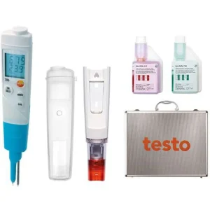 Thiết bị đo pH/nhiệt độ cho môi trường bán rắn(Bộ dụng cụ khởi động), hãng testo 206 pH2