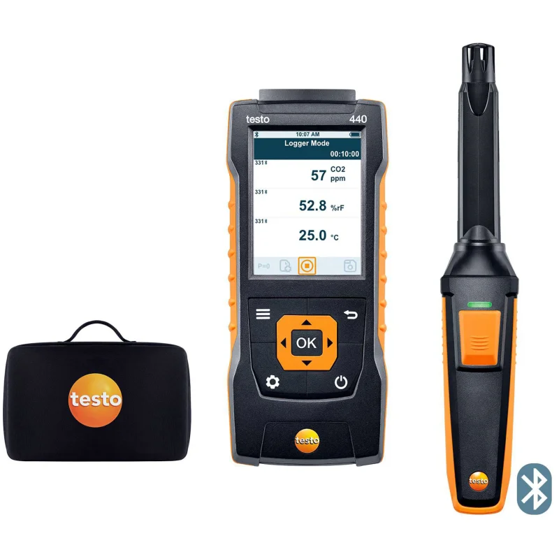 Bộ cảm biến CO2 có Bluetooth, hãng testo 440