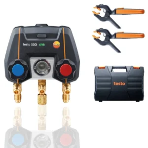 Thiết bị hỗ trợ lắp đặt kỹ thuật số điều khiển bằng ứng dụng(Bộ dụng cụ lắp đặt thông minh), hãng testo 550i