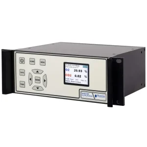 Máy phân tích O2/CO2 gắn tủ rack Q42 2U, hãng Quantek Instruments