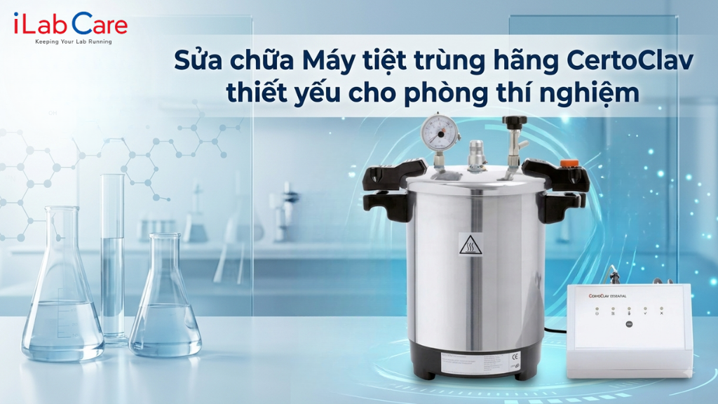sửa chữa Máy tiệt trùng phòng thí nghiệm CertoClav Essential hãng CertoClav